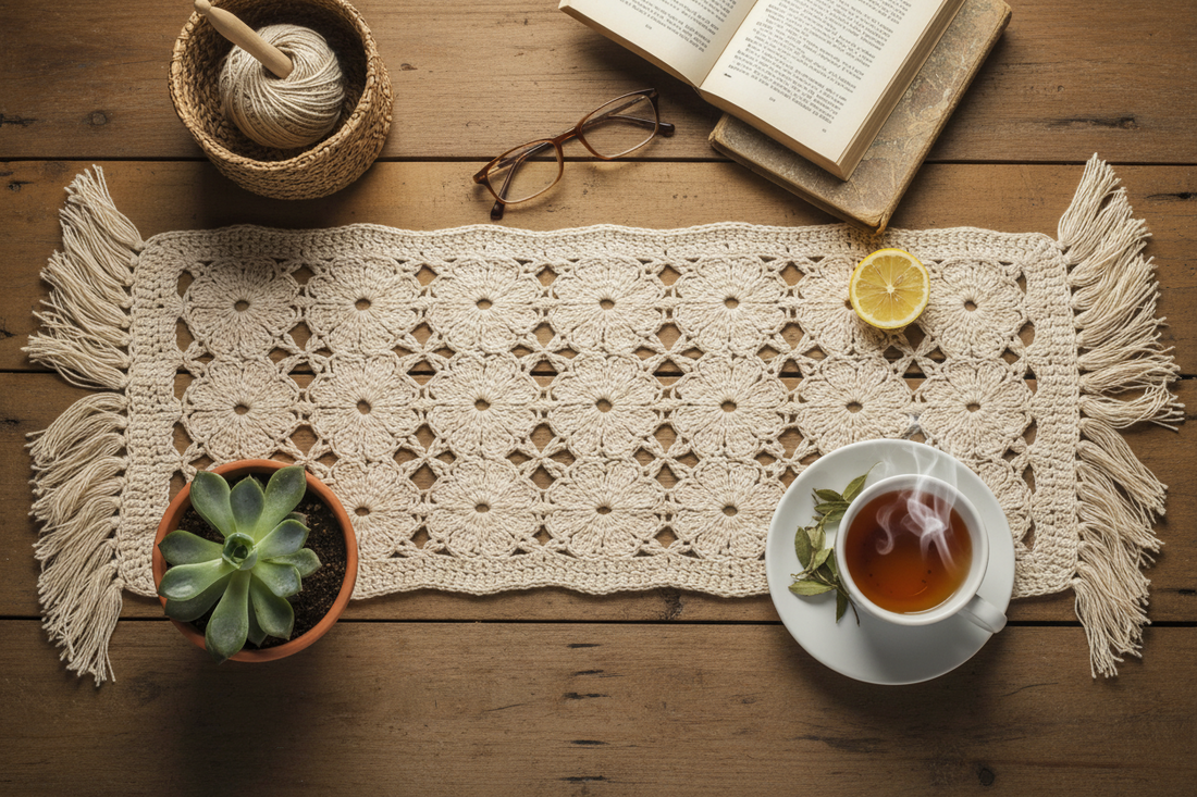 Como Decorar sua Mesa com Crochê Artesanal: Guia Completo