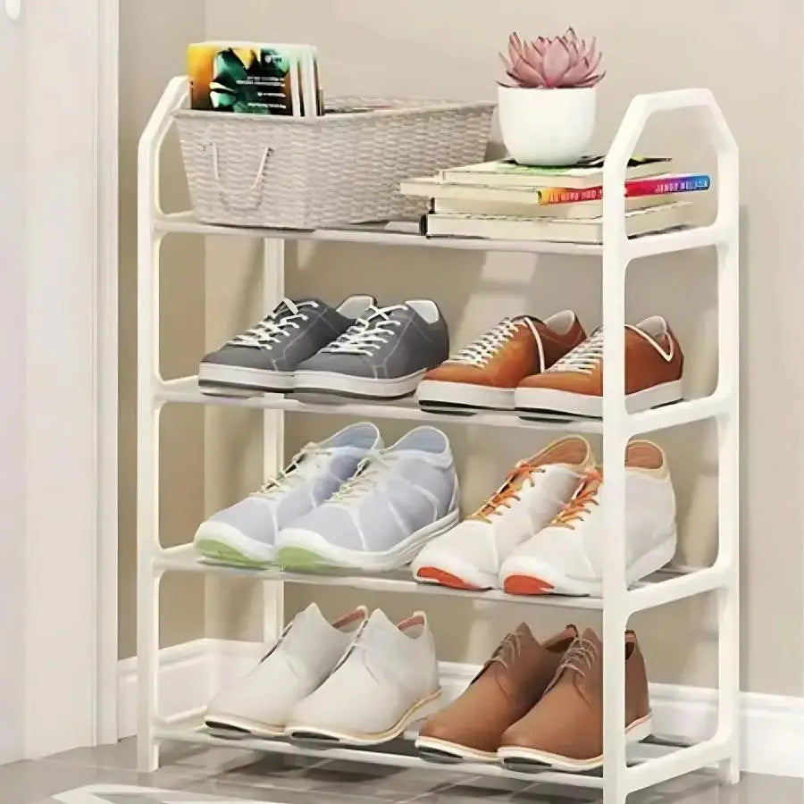 Black Shoes Organizer 4 Floats 8 to 10 Pair