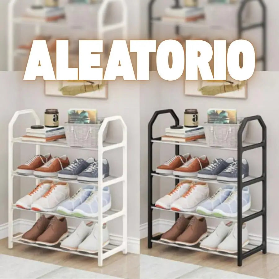 Black Shoes Organizer 4 Floats 8 to 10 Pair