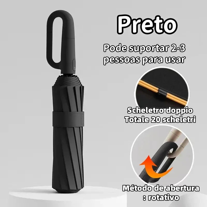 Portable Automatic Windproof UV-Resistant Sun-Protection Large Folding Umbrella