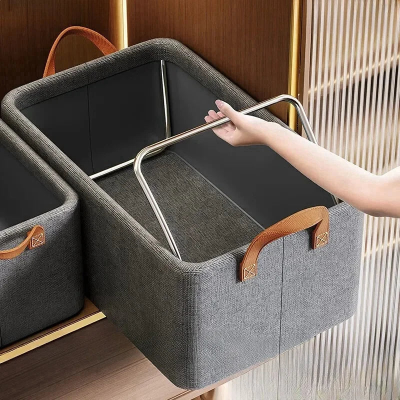 Organizer Guard Clothes Steel Stand And Rigid Bottom Plate With String String Volume Foldable For Pants