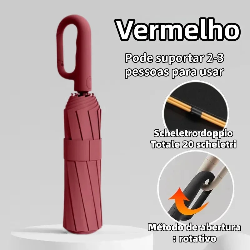 Portable Automatic Windproof UV-Resistant Sun-Protection Large Folding Umbrella
