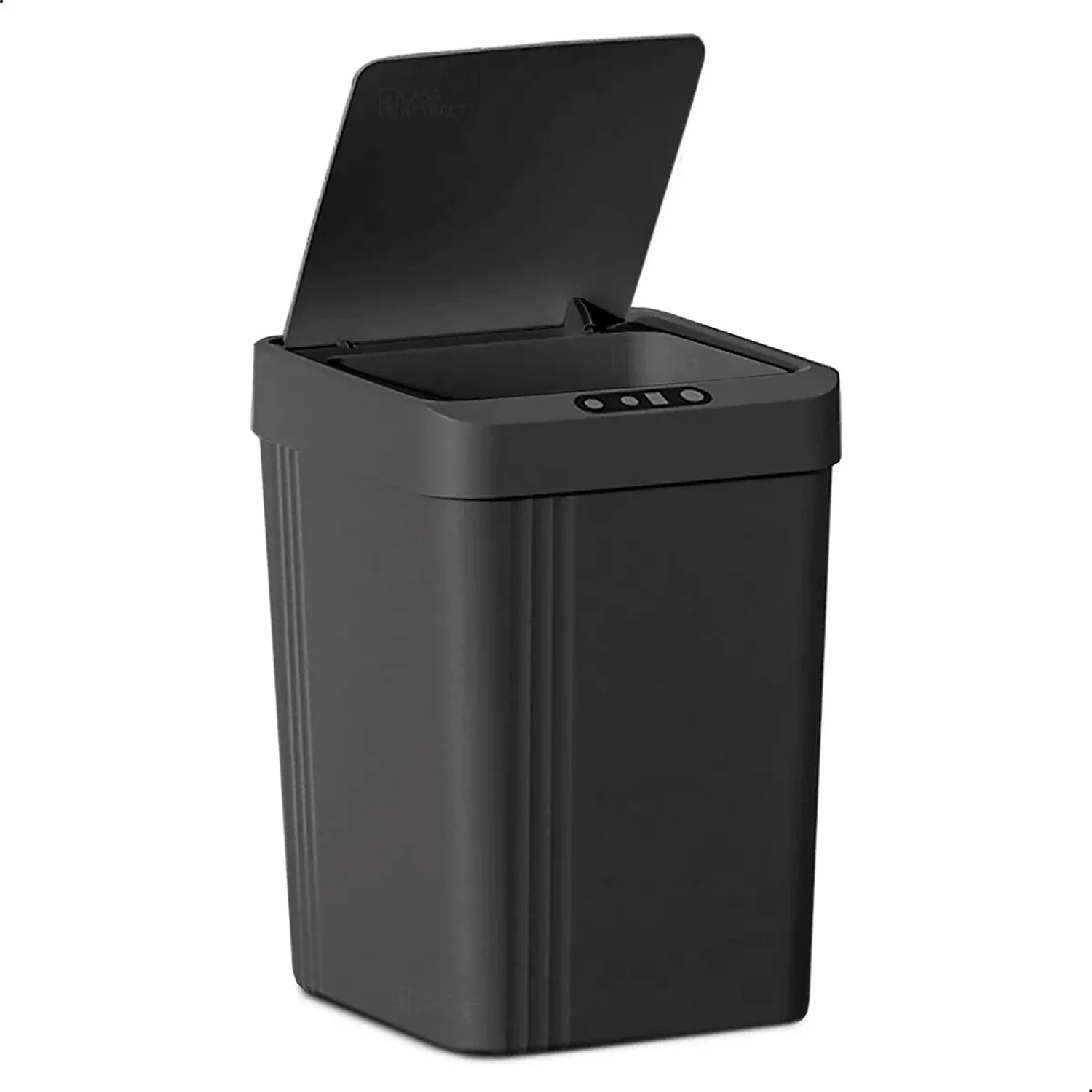 Trash Bin Lid Lid Smart Opening Plastic Capacity 13 Liters For Kitchen Bathroom Office