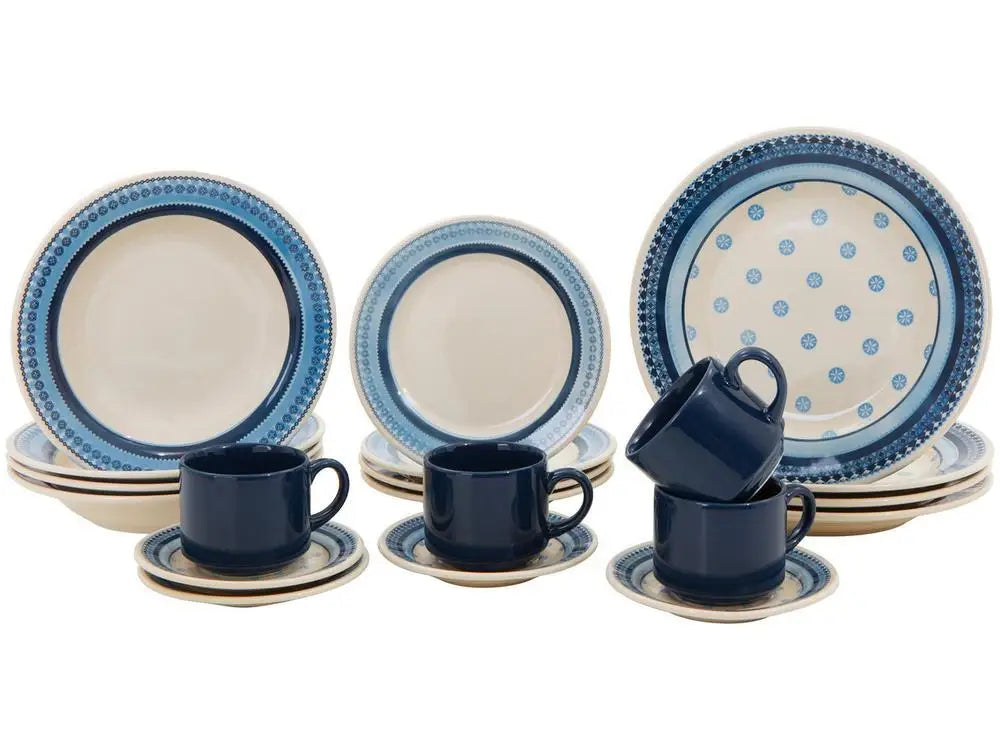 20-Piece Biona Ceramic Dinner and Tea Set