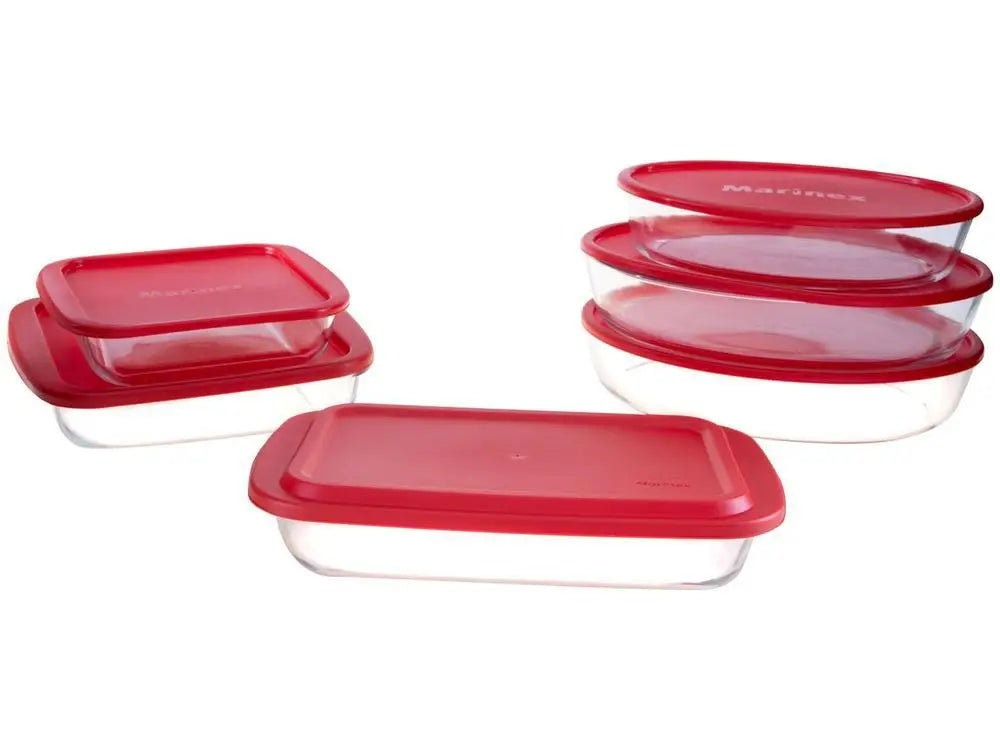 Marinex Glass Baking Machine Set 6 Pieces